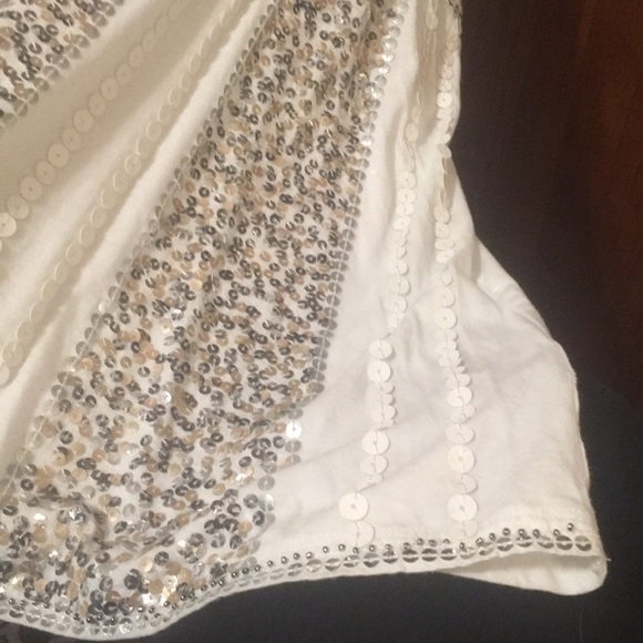 Sparkly White EXPRESS Tank top Size S, like new! - Picture 7 of 8